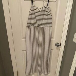 Striped jumpsuit